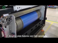 เครื่อง CTP ภาพยนต์ที่มีความร้อน Flatbed UV Double Coating รองรับ