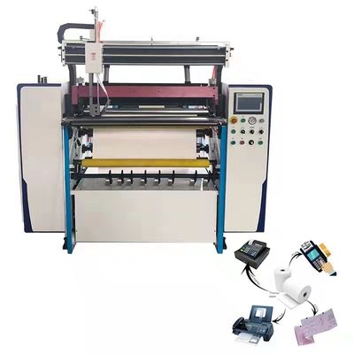 คุณภาพ  210m/Min Medical Record Paper Roll Slitter Rewinder 3t Load โรงงาน