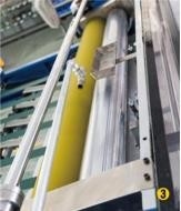 เครื่องเคลือบจุด UV 6200PCS / H กระจก 1090x1440mm