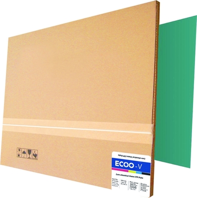 EcooGraphix โฟโตโพลีเมอร์ลบ แผ่น CTP สีม่วงปรกติสําหรับการพิมพ์หนังสือพิมพ์