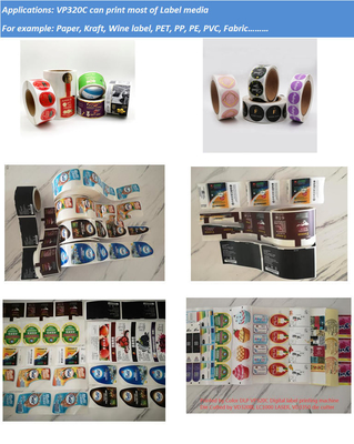 เครื่องพิมพ์เลเซอร์ฉลากดิจิตอล Cmyk 320 มม