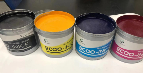 ECOO-INK-F สีพิมพ์ออฟเซตแห้งเร็ว สําหรับกระดาษกระดาษ
