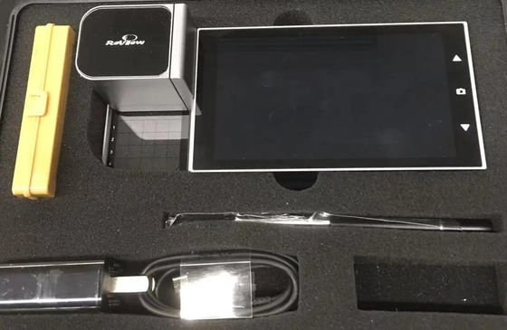 เครื่องวัดความหนาแน่นแผ่นพิมพ์ CTP พร้อมหน้าจอสัมผัส LCD HD 720p ระบบปฏิบัติการ Android และการวิเคราะห์ภาพจุดไมโครแบบเรียลไทม์ HD