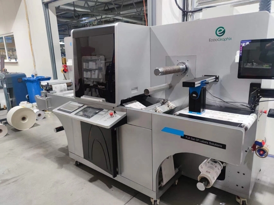 Label Digital Enhancement Inkjet Digital Printer เคลือบเงาและปั๊มฟอยล์