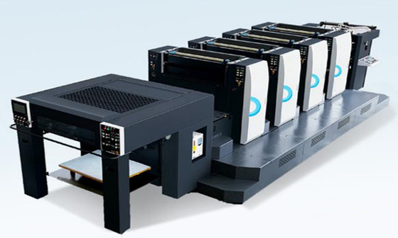 เครื่องพิมพ์ป้อนกระดาษสี่สีความเร็วสูงอัตโนมัติ 13000s/H พร้อม UV