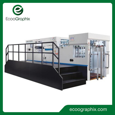 Ecoograpix เครื่องตัด Die แบบ Flatbed อัตโนมัติพร้อมการปอกขยะ