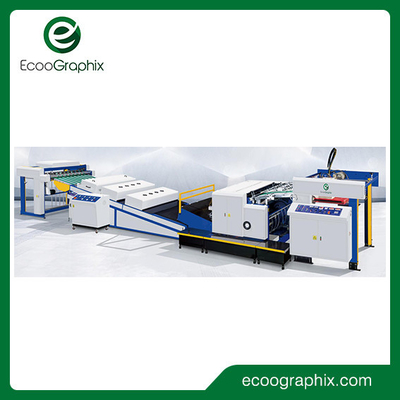 เครื่องเคลือบ UV Glazing Spot และความเร็วสูงโดยรวมสำหรับกระดาษ