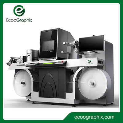 การตกแต่งฉลากเครื่องพิมพ์ดิจิตอลอิงค์เจ็ทพร้อมเคลือบเงา UV และปั๊มฟอยล์