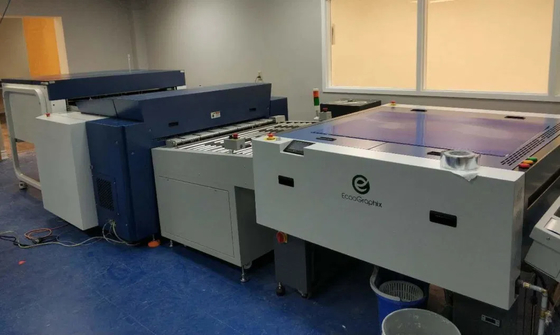 อลูมิเนียมออฟเซ็ตพิมพ์แผ่นหลุมจดทะเบียนเครื่องเจาะสําหรับออนไลน์ CTP Platesetter
