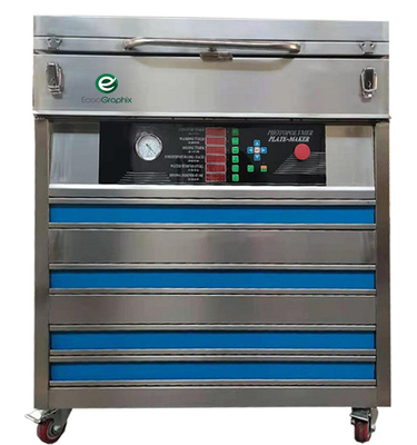 Ecoographix Flexo เครื่องซักผ้า CTP พร้อมแสง UV