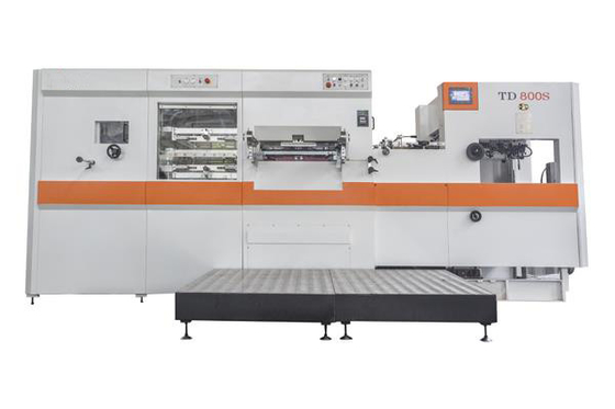 อัตโนมัติ Foil Stamping และ Die เครื่องตัด 800X580MM 7000s / h