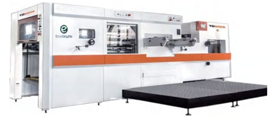 Ecoographix อัตโนมัติเครื่องตัดเจาะกับการถอด 800X580MM