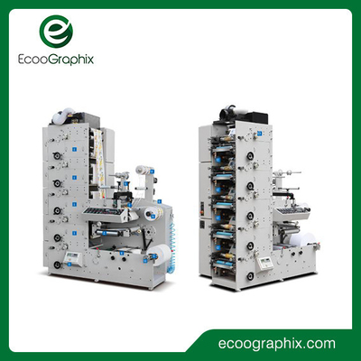 เครื่องพิมพ์สัญลักษณ์ขนาดเล็กแบบอัตโนมัติ Flexographic UV Ink Label