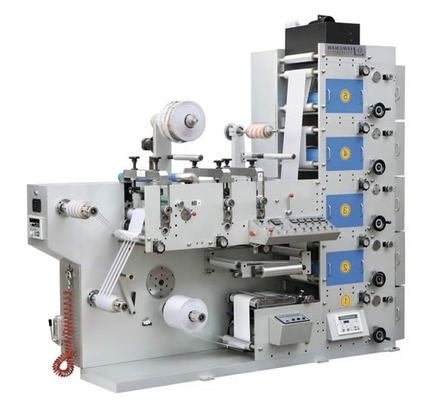เครื่องพิมพ์สัญลักษณ์ขนาดเล็กแบบอัตโนมัติ Flexographic UV Ink Label