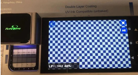 เครื่องวัดความหนาแน่นสําหรับการตรวจสอบจุดในแผ่น CTP