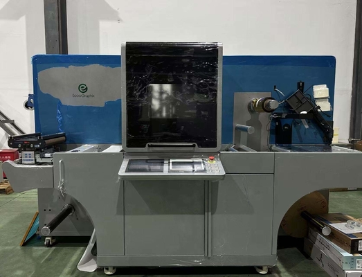 อัตโนมัติ Cold Foil Stamping And Varnishing เครื่องเสริมการระบุสัญลักษณ์ดิจิตอล