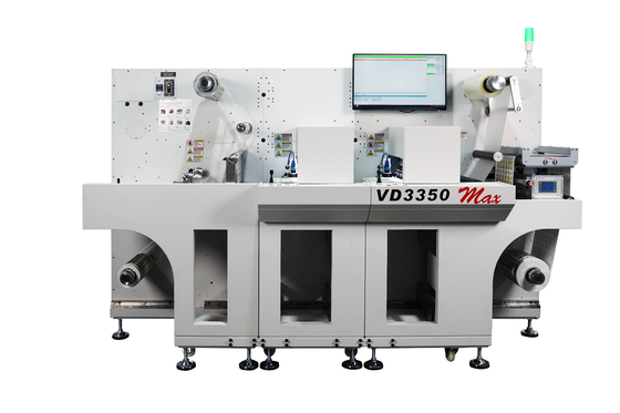 หนึ่งสถานี หัวหก VD3350 ดิจิตอลอัตโนมัติการให้อาหาร Label ตัด Die เครื่อง
