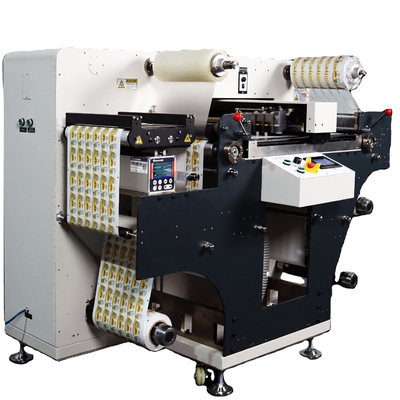 320mm ความกว้างดิจิตอล Roll To Roll Label เครื่องตัดเจาะ
