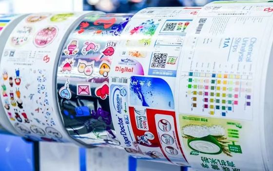 216mm Digital Label UV Press ด้วยความละเอียด 1200*600 dpi และความเร็วการพิมพ์ 10m/min - 75m/min