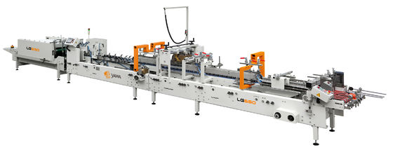 เครื่องทำกล่องกระดาษลูกฟูก ขนาดกระดาษสูงสุด กว้าง 800 * ยาว 600 มม. และขนาดกล่องสูงสุด กว้าง 400 * ยาว 300 * สูง 100 มม. สำหรับความหนากระดาษ 80-350 กรัม/ตร.ม.