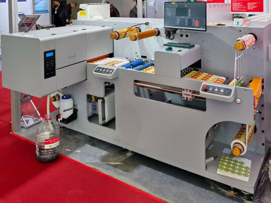 เครื่องตัดและพิมพ์ฉลากดิจิตอลอัตโนมัติเอาต์พุตขนาดเล็ก