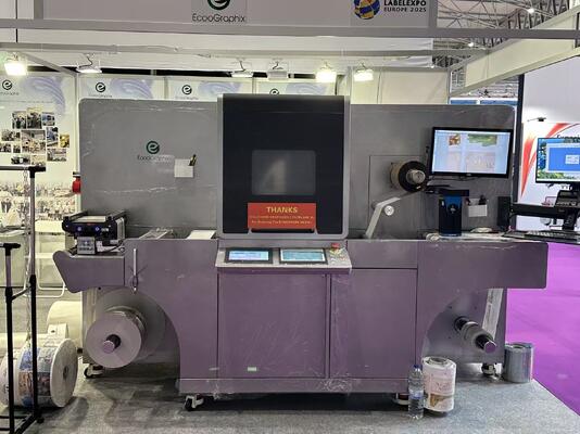อัตโนมัติดิจิตอล Label การตกแต่งเครื่องยนต์ Foil Stamping And Varnishing การพิมพ์