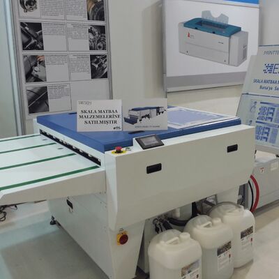 เครื่องพัฒนาแผ่น CTP สําหรับการพิมพ์ออฟเฟต โคดัค Agfa Cron Amsky ความกว้างสูงสุด 1500 มม