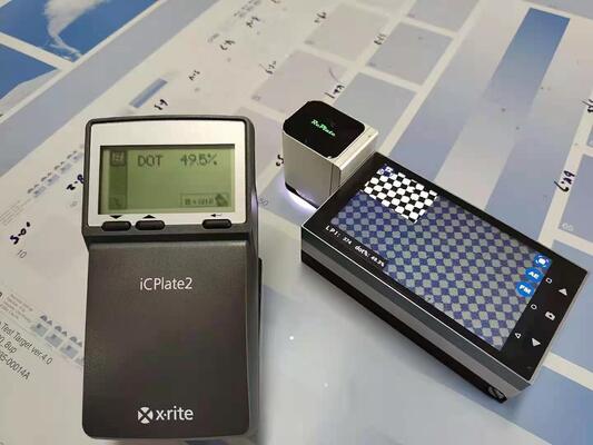 เครื่องวัดความหนาแน่นแผ่นพิมพ์ CTP พร้อมหน้าจอสัมผัส LCD HD 720p ระบบปฏิบัติการ Android และการวิเคราะห์ภาพจุดไมโครแบบเรียลไทม์ HD