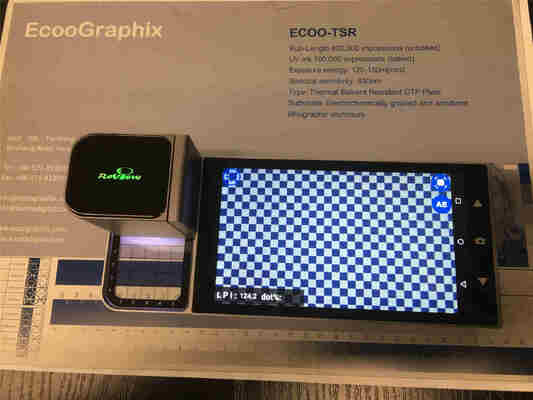 RePlate CTP Plate Densitometer พร้อมจอสัมผัส LCD ความละเอียดสูง 720p