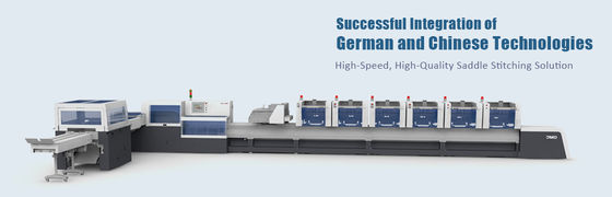 15 เครื่องจับ 5000 Cycles/H เครื่องผูกหนังสือสําหรับกระดาษที่สวยงาม