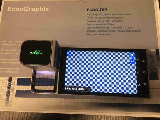 การตรวจจับจุดการพิมพ์ 16GB Offset CTP Plate Densimeter