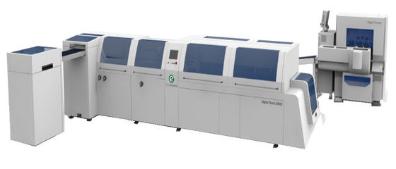 การติดตั้งอย่างรวดเร็ว 4 Clamps Digital Robot Book Binding Machine พิมพ์แบบกำหนดเอง Customized