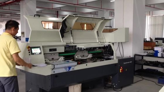 การติดตั้งอย่างรวดเร็ว 4 Clamps Digital Robot Book Binding Machine พิมพ์แบบกำหนดเอง Customized