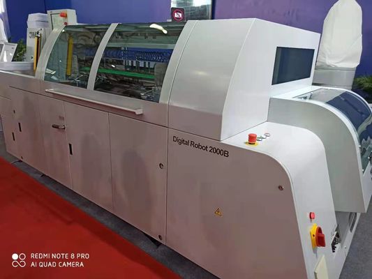 การติดตั้งอย่างรวดเร็ว 4 Clamps Digital Robot Book Binding Machine พิมพ์แบบกำหนดเอง Customized