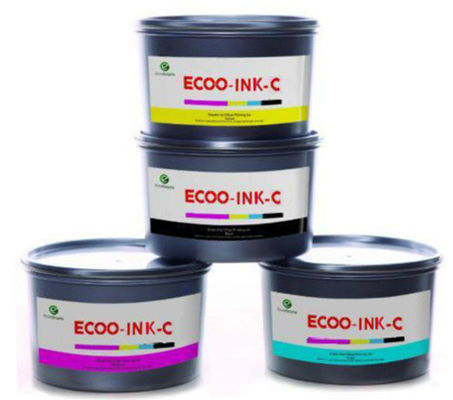 ECOO-INK-C 15000rph สีพิมพ์ออฟเซต สําหรับพิมพ์ความเร็วกลาง