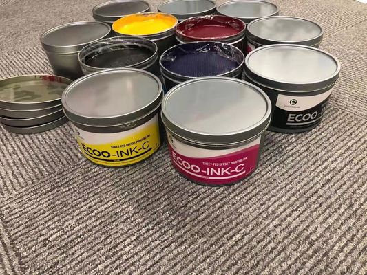 CMYK Fast Dry Offset Sheetfed หมึกพิมพ์ยูวี 2.5kgs / Tin