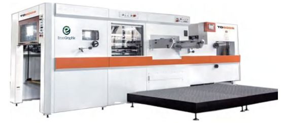 800x580mm เครื่องตัดฟอยล์อัตโนมัติปั๊มด้วยการปอก