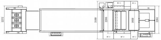 6200PCS / H เครื่องเคลือบจุด UV กระจก 1090 × 1440 มม