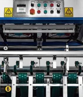 5500pcs / H 620mm Automatic UV Spot Varnishing เครื่องเคลือบ