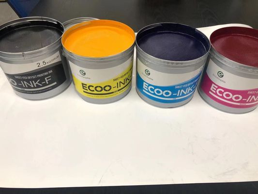 หมึกพิมพ์ออฟเซ็ตผิวมันเงาสูง 1Kg / Tin 11000rph หมึกพิมพ์ UV เป็นมิตรกับสิ่งแวดล้อม