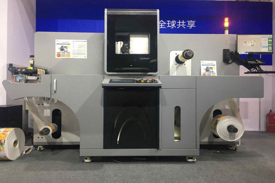 เครื่องเพิ่มประสิทธิภาพการพิมพ์ฉลาก ปั๊มฟอยล์ เคลือบเงา ความกว้าง 288 มม