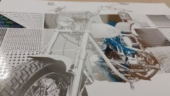เครื่องเคลือบเงาฉลาก ความกว้างภาพ 288 มม