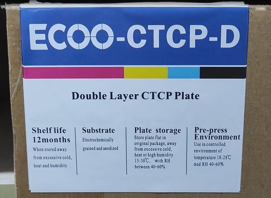 การพิมพ์อะลูมิเนียม Double UV Positive CTP Plate ความไวสูง