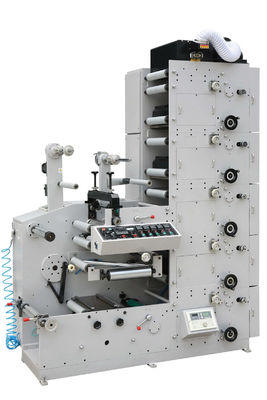 2 สี 60m / นาที CNC เฟล็กโซฉลากสติ๊กเกอร์ฟิล์มเครื่องพิมพ์