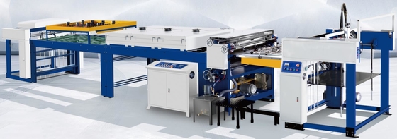 กระดาษเคลือบน้ำมันโดยรวมเครื่องเคลือบเงา UV สองหน่วย 1200mm