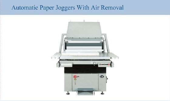 เครื่องตัดกองกระดาษออนไลน์อัตโนมัติ Guillotine Jogger พร้อม Loader Lifter